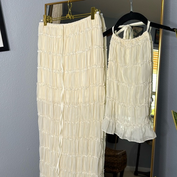 Arcina Ori White Juliette Halter and Skirt NWOT - Picture 6 of 7